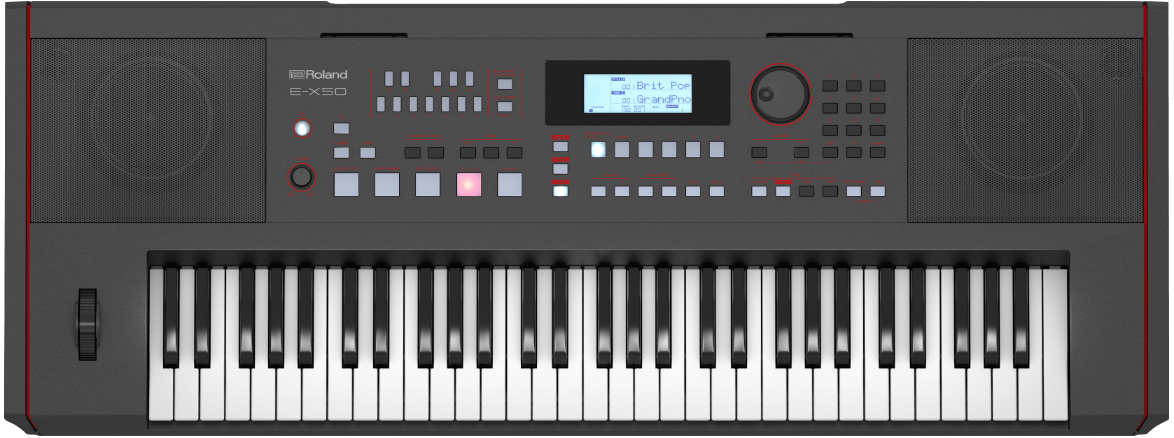 roland keyboard with speakers