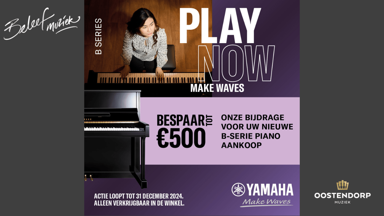 Yamaha B-serie Cashback Actie